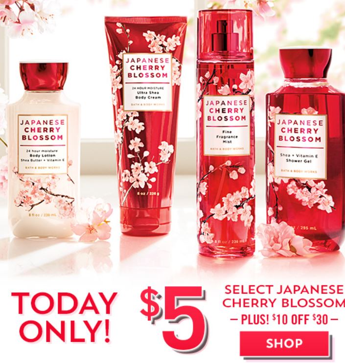 Bath Body Works Japanese Cherry Blossom Products 5 10 Off Of Your