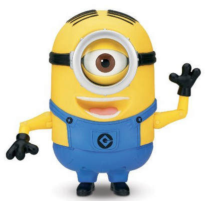 Despicable Me 2 Minion Stuart Laughing Action Figure $24.99 (Retail $40 ...