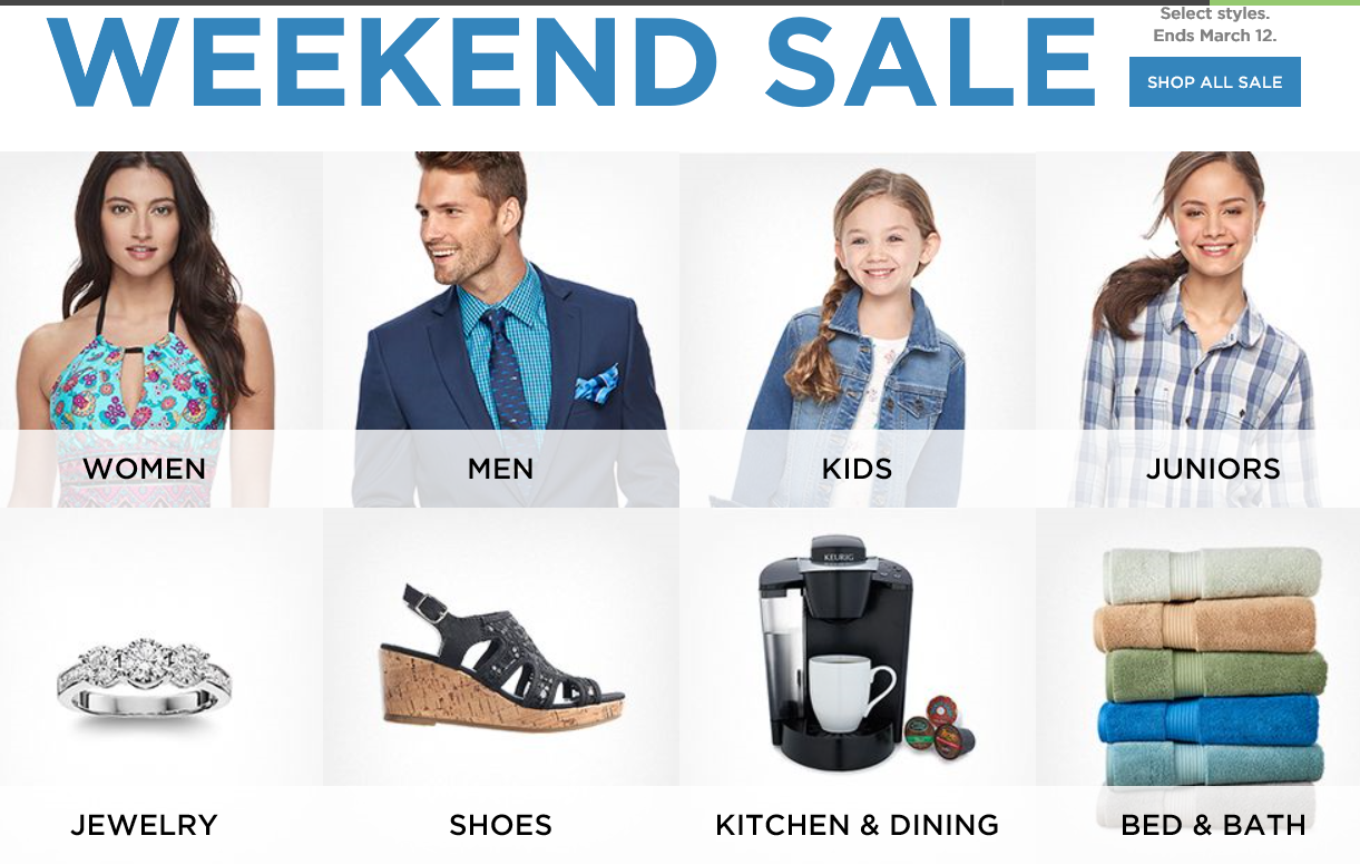 Kohl's 10 off of your 25 purchase + Stackable Coupon Codes + Kohl's