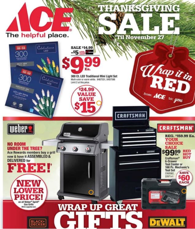 Ace Hardware Black Friday Advertisement