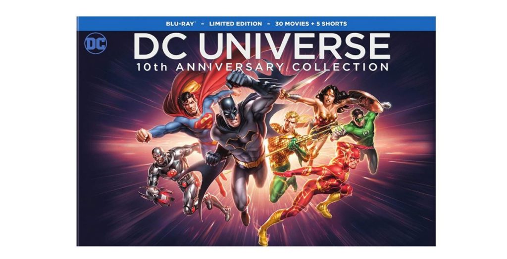 dc universe 10th anniversary collection movie list