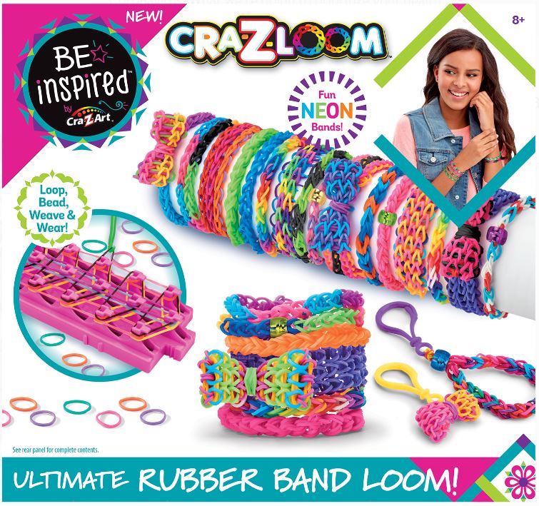 Cra-Z-Art Be Inspired Cra-Z-Loom Ultimate Rubber Band Loom Kit $12.88 ...