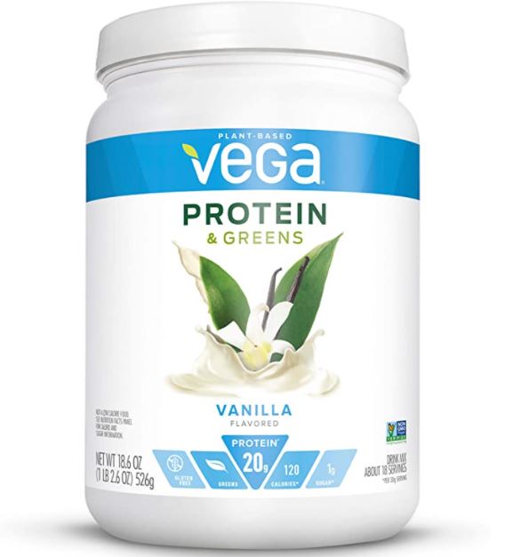 Vega Protein and Greens, Plant Based Protein Powder Plus Veggies $18.99 ...