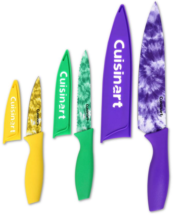 Cuisinart Tie Dye Print 6-Pc. Chef Cutlery Set