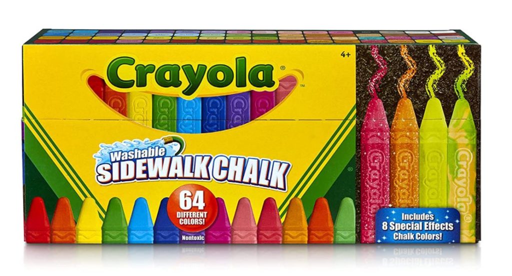 Crayola Sidewalk Chalk, 64 Count $9.88 (Retail $13.99) - STL Mommy