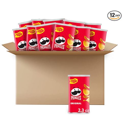 Pringles Potato Crisps Original Chips 12-Count $6.89 Shipped