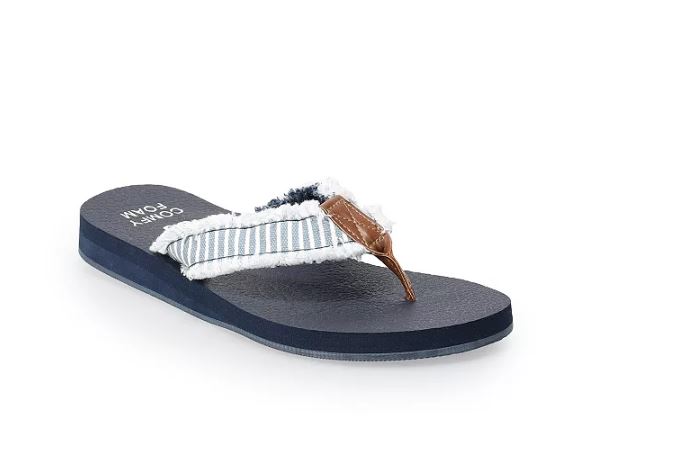 SO® Bloomfield Women's Flip Flop Sandals $9.99 (Retail $18.99)