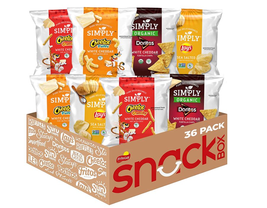 Simply Organic Chips Variety Pack 36-Count as low as $11.88 Shipped